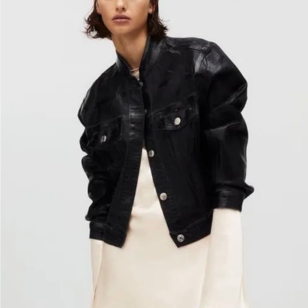 Zara X Kaia Coated Jacket